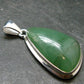 Natural Green Aventurine Silver Plated Pendant From Brazil - 7.57 Grams