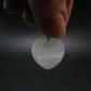 Very Rare SS Cryolite Heart Pendant From Greenland - 1.0" - 4.22 Grams
