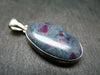 Ruby & Kyanite Silver Pendant From India - 8.22 Grams