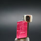 Rhodochrosite Sterling Silver Pendant From Alma Colorado - 0.7" - 2.10 Grams