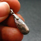 Muonionalusta Meteorite Silver Pendant from Sweden - 1.2" - 3.52 Grams