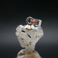 Gemmy Phenakite Phenacite Crystal Silver Pendant from Ukraine - 0.85 Grams - 0.7"