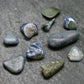 Nice Lot of 10 Benitoite Tumbled Crystals From California USA - 7.72 Carats