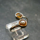 Citrine Sterling Silver Ring - Size 9 - 2.17 Grams