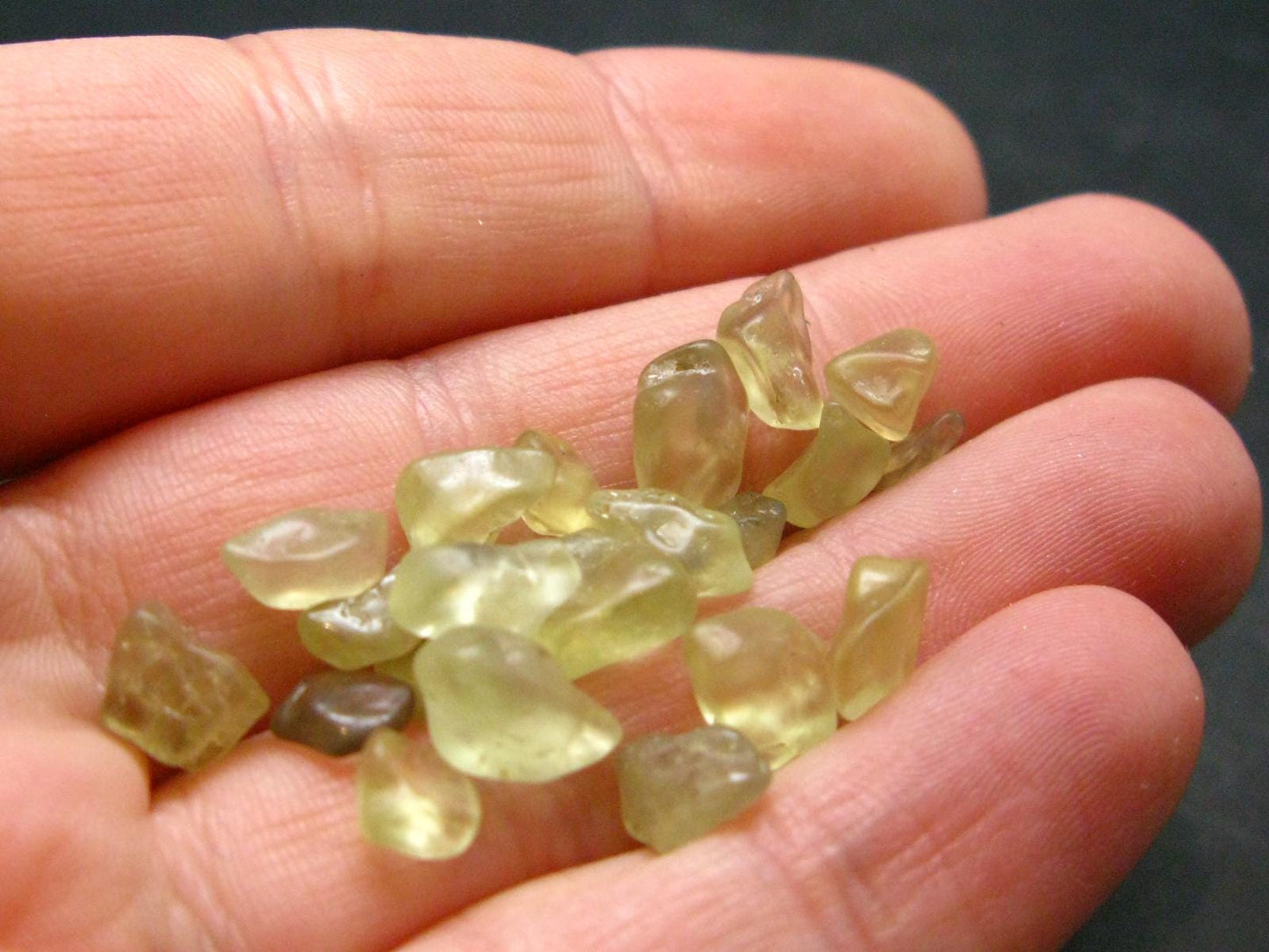 Lot of 25 Chrysoberyl Tumbled stones From Brazil - 25 Carats