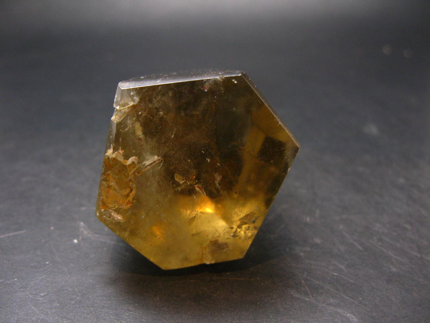 Citrine Unheated Polished Crystal From Brazil - 2.3" - 149.34 Grams