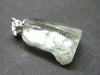 Nice Prasiolite Green Amethyst Sterling Silver Pendant - 1.0" - 15.45 Carats