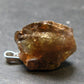 Rare Axinite Crystal Silver Pendant From Russia - 1.0" - 3.35 Grams