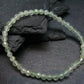 Prehnite & Epidote Genuine Bracelet ~ 7 Inches ~ 4mm Facetted Beads