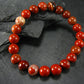 Red Jasper Genuine Bracelet ~ 7 Inches ~ 8mm Round Beads