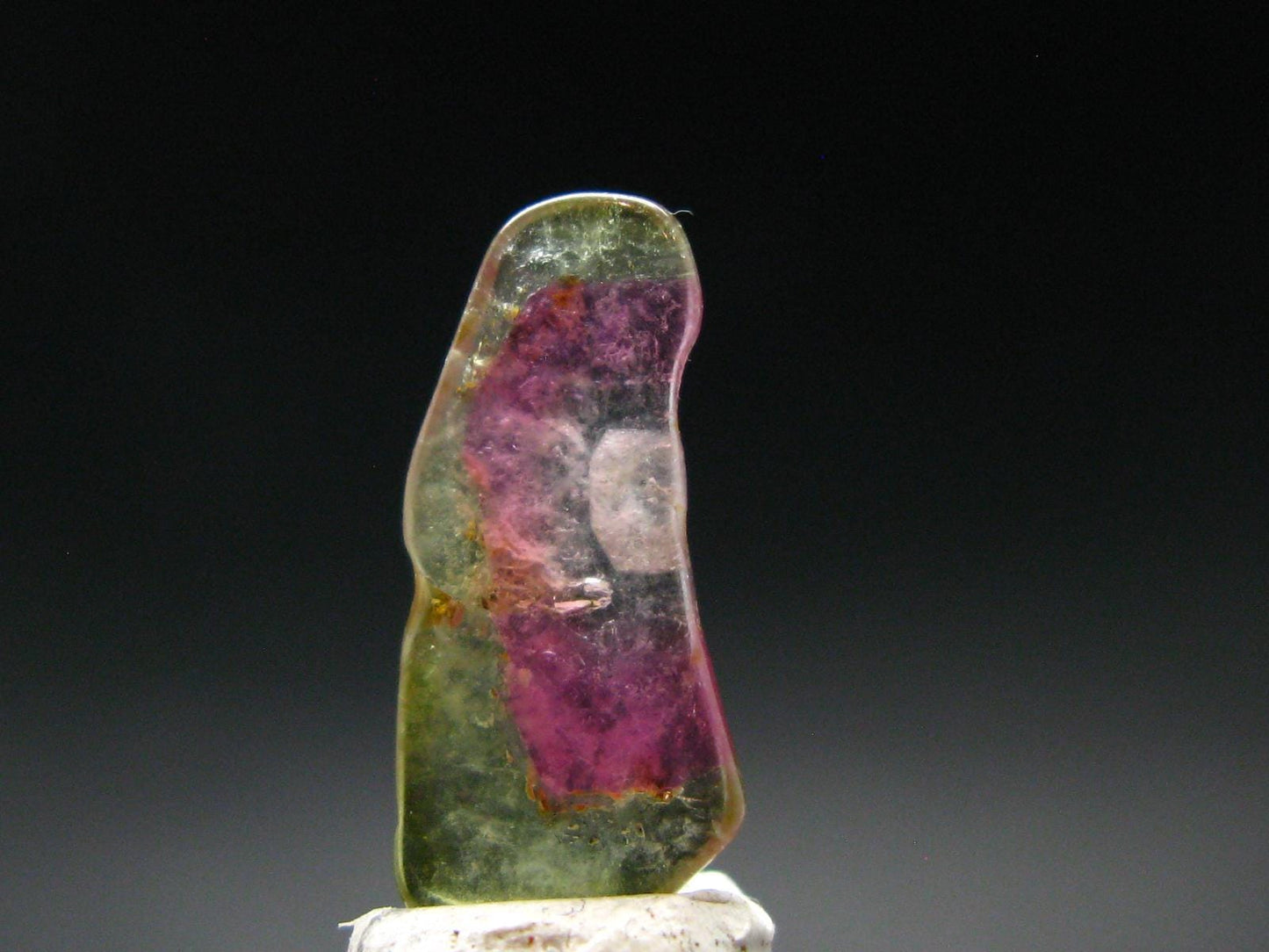 Rare Watermelon Tourmaline Crystal Slice From Brazil - 3.40 Carats