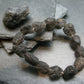 Agni Manitite Cintamani Stone Tektite Genuine Bracelet ~ 7 Inches ~ 16mm Raw Beads