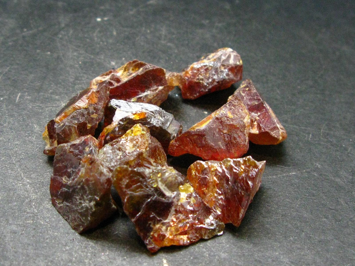 Lot of 10 Gem Sphalerite Crystals from Spain - 43.87 Grams