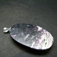 Raw Violet Kämmererite Kammererite Chrome Clinochlore Silver Pendant from Turkey - 1.6"