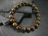 Boulder Opal Genuine Bracelet ~ 7 Inches ~ 8mm Round Beads