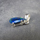 Rare Black Opal Sterling Silver Pendant from Australia - 0.7" - 0.99 Grams