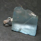 Natural Blue Topaz Crystal Silver Pendant From Russia - 1.0" - 22.15 Carats