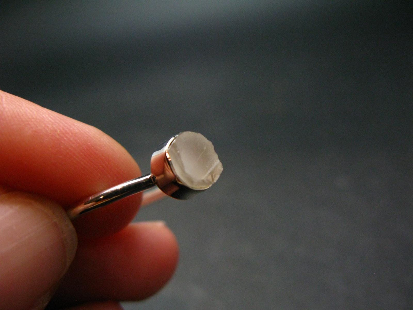 9.55 Carat Phenakite Phenacite Sterling Silver Size 8 Ring from Brazil