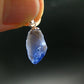 Tanzanite Pendant In Sterling Silver From Tanzania - 0.8" - 1.50 Grams
