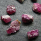 Nice Lot of 10 Bixbite Red Emerald Beryl Crystals From Utah USA - 5.24 Carats