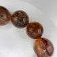 Rutilated Quartz Bracelet – Natural Gemstone Stretch Beaded Jewelry