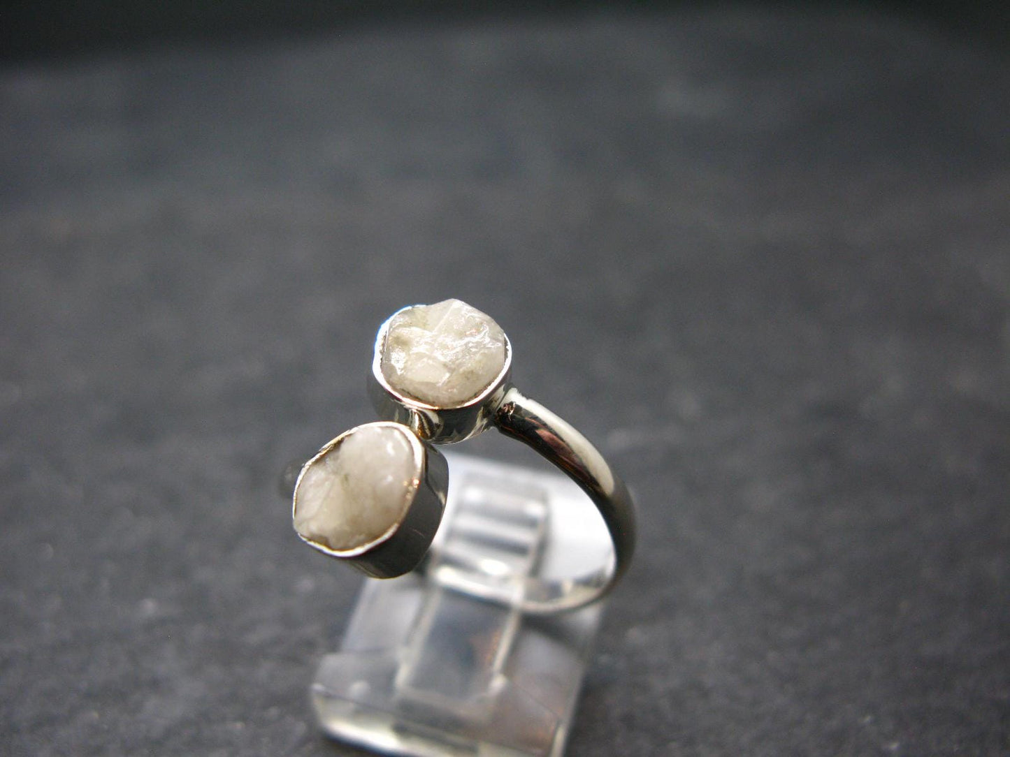 Phenakite Phenacite Crystal Silver Ring From Russia - Size 9 - 2.53 Grams