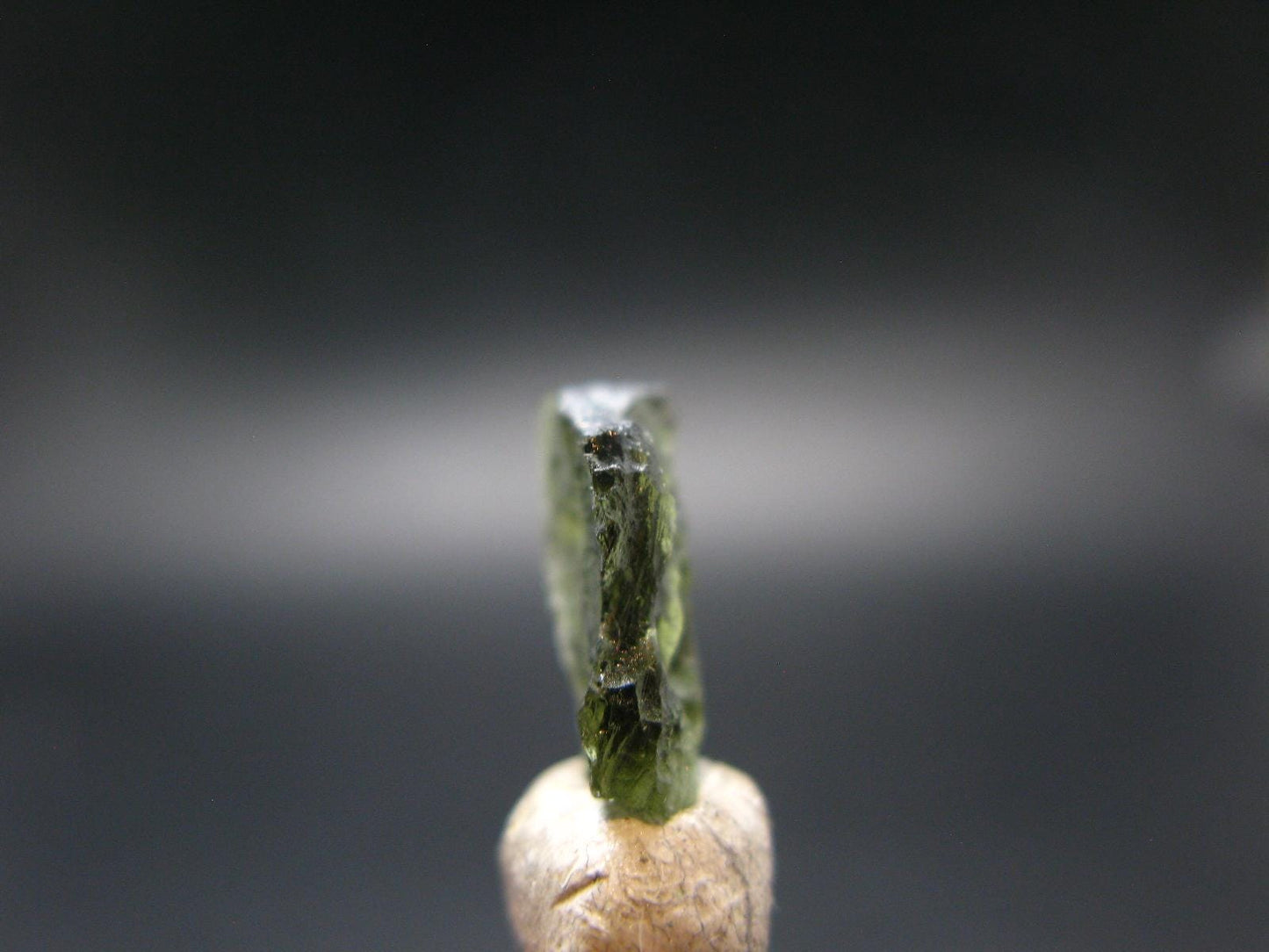 Moldavite Tektite Raw Piece from Czech Republic - 0.7" - 4.70 Carats - 0.94 Grams