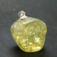 Large Gold Apatite Tumbled Pendant from Mexico - 9.32 Grams - 1.1"