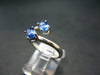 Raw Gemmy Blue Kyanite Silver Faceted Ring From Brazil - Size 6.25