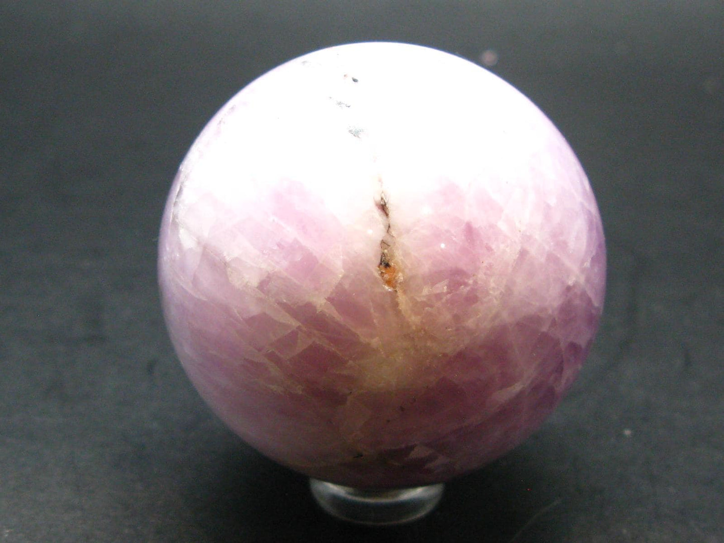 Natural Multicolored Spodumene Kunzite Hiddenite Sphere Ball From Brazil - 1.9"