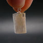 Rare Hambergite Crystal Silver Pendant From Afghanistan - 0.8" - 2.25 Grams