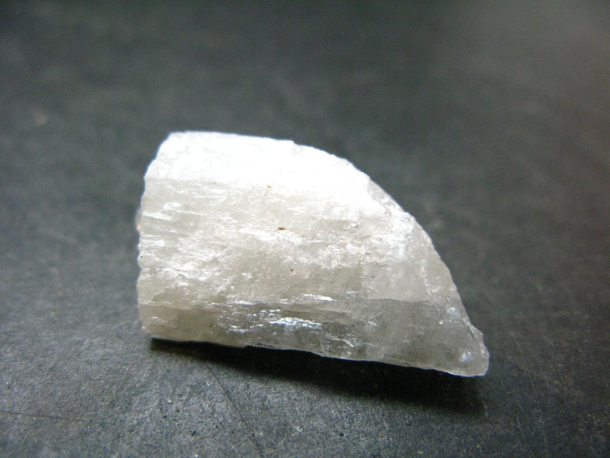 Raw Rare Natrolite Crystal Silver Pendant From Brazil - 1.3" - 4.45 Grams