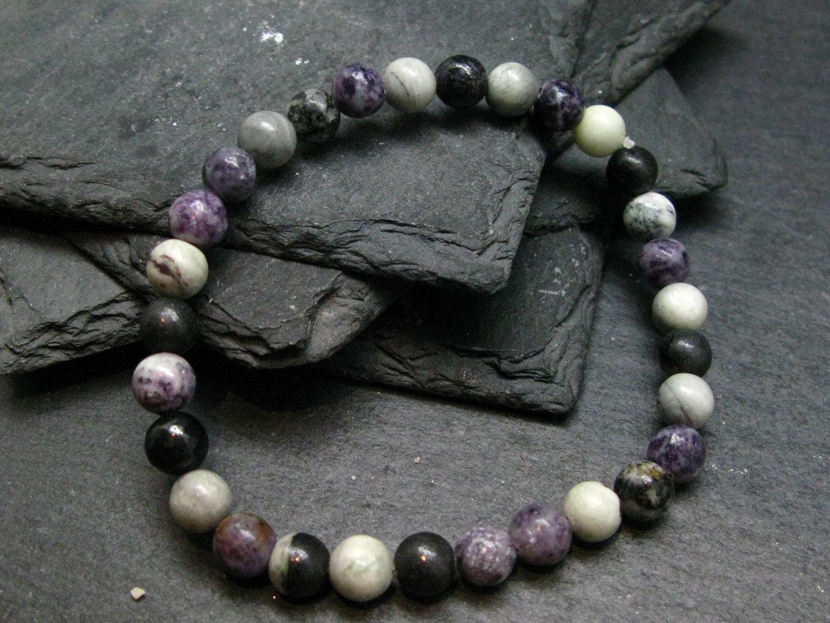 Kammererite Genuine Bracelet ~ 7 Inches ~ 7mm Round Beads