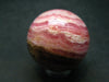 Rhodochrosite Sphere Ball from Argentina - 1.3" - 63.3 Grams