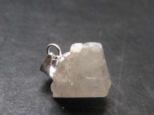 Phenakite Phenacite Silver Pendant from Burma Myanmar - 0.6 Inches - 1.39 Grams