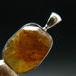 Rare Herderite Crystal Silver Pendant from Brazil - 1.1" - 4.05 Grams