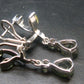 Moldavite Tektite Silver Earrings from Czech Republic - 5.28 Grams