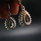 Moldavite Tektite Silver Earrings from Czech Republic - 4.0 Grams