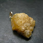 Heliodor (Yellow Beryl) Crystal Silver Pendant From Brazil - 1.4" - 10.37 Grams