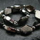 Meteorite Muonuonolusta Genuine Bracelet ~ 6.5 Inches ~ 12mm Facetted Beads
