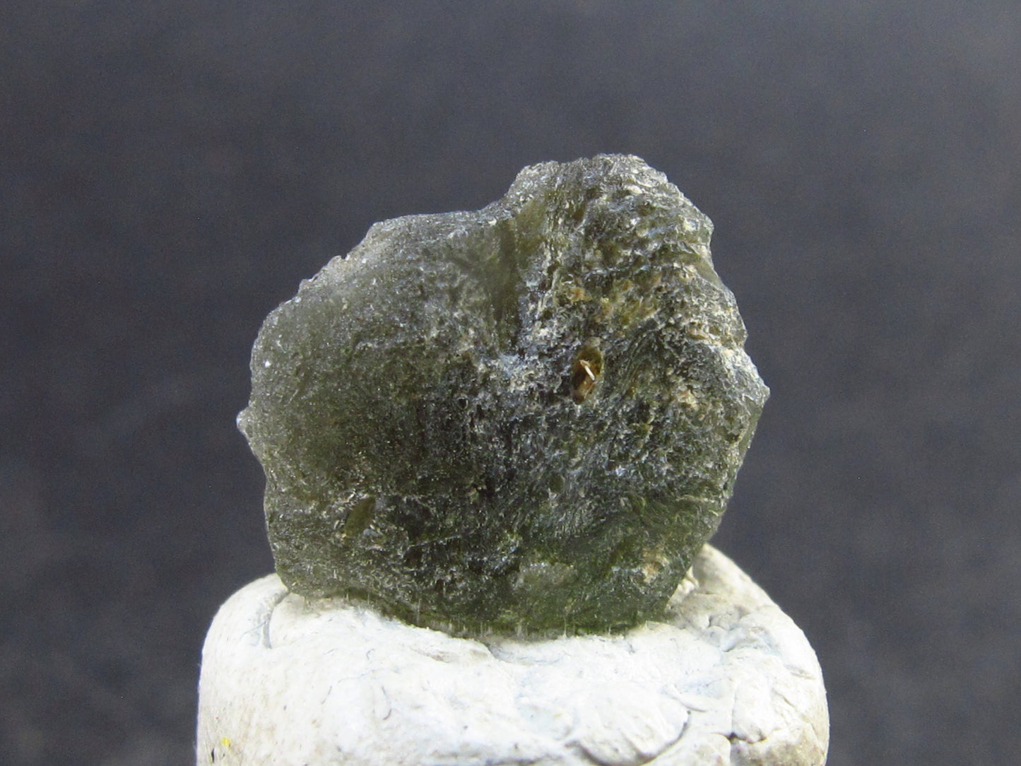 Moldavite Tektite Raw Piece from Czech Republic - 0.4" - 5.05 Carats - 1.01 Grams