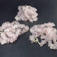 Symbol of Love and Beauty!! Lot of Three Natural Rose Quartz Crystal Free Form Bead Necklace from Brazil - 18" Each