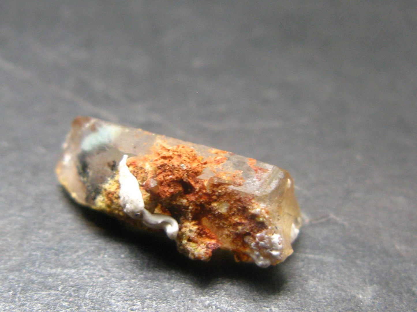Ajoite In Quartz Crystal From South Africa - 0.6" - 0.70 Grams