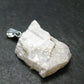 Natrolite Sterling Silver Pendant Necklace From Indonesia - 1.1" - 2.34 Grams