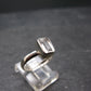 Phenakite Phenacite Crystal Facetted Silver 2.02 Carats Ring From Russia - Size 6 - 2.0Grams