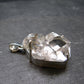 Fine Natural Herkimer Diamond Silver Pendant From New York - 1.8" - 25.40 Grams