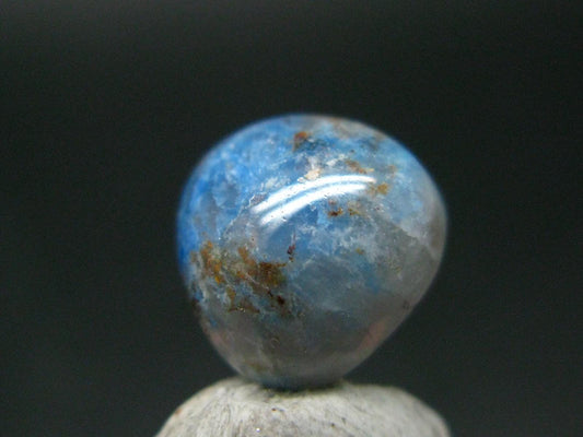 Papagoite in Quartz Cabochon from Messina S. Africa - 5.35 Carats - 12x11mm