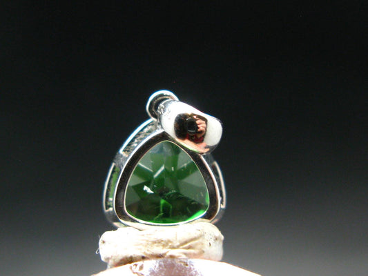 Helenite Gaia Stone Gem Sterling Silver Pendant From Washington - 4.0 Carats