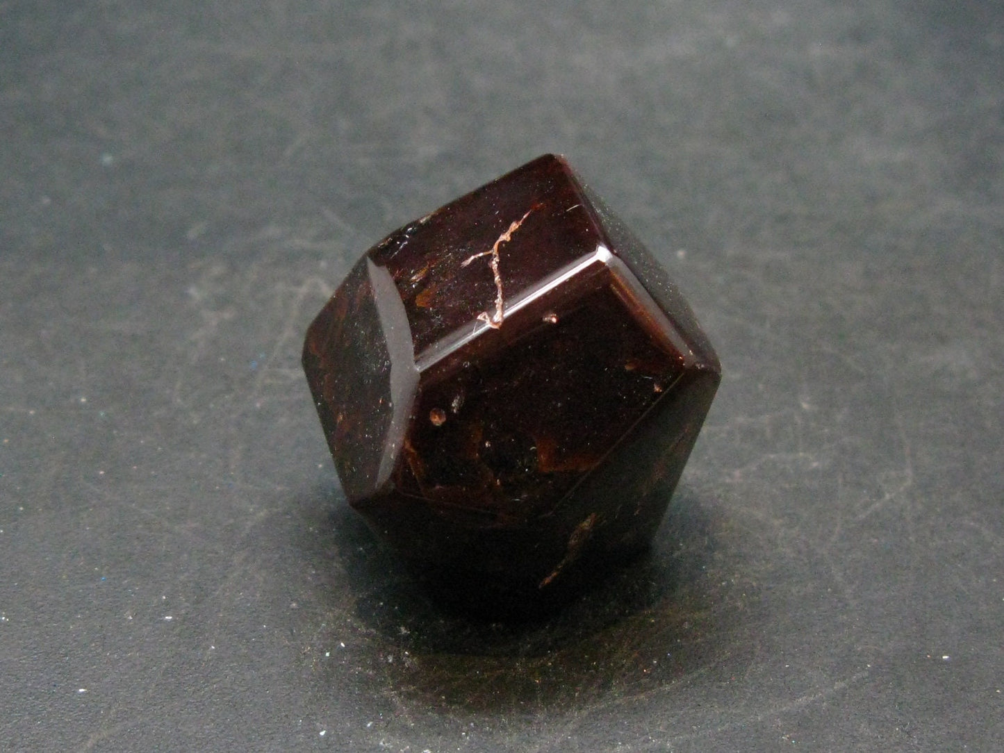 Red Almandine Garnet Crystal From India - 0.8" - 43.7 Grams