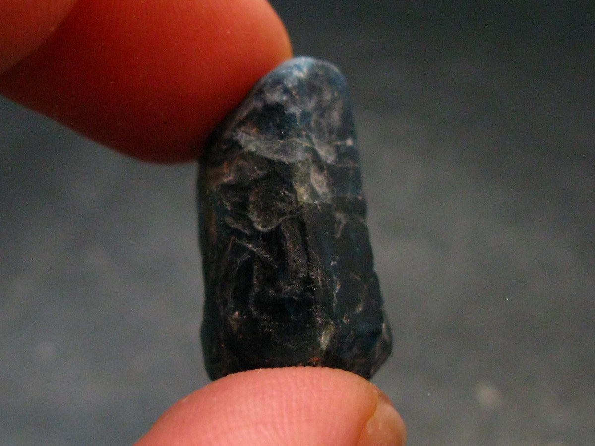 Large Neon Blue Apatite Crystal From Brazil - 1.0" - 7.44 Grams
